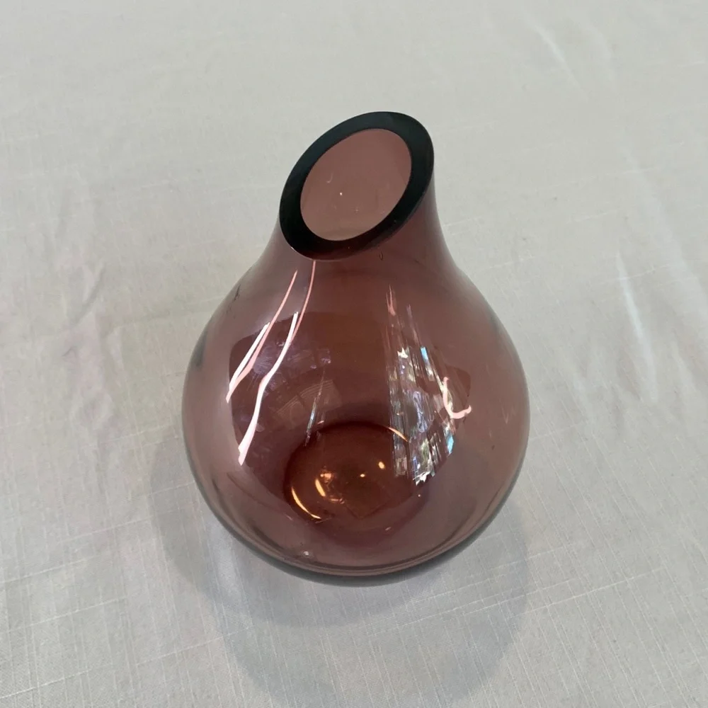 IKEA purple glass vase‎